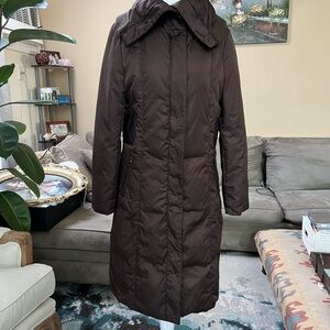 Kenneth Cole Dark Brown Puffer Jacket